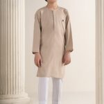 Embroidered Abalone Kurta