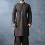2 Piece Blended Khaddar Suit