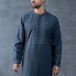 Embroidered Blended Kurta