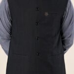 Blended Black Waistcoat