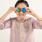 3 Piece Embroidered Dobby Lawn Suit