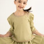 3 Piece Embroidered Dobby Lawn Suit