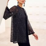 3 Piece Embroidered Organza Suit